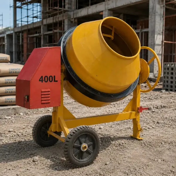 Betoneira 400 litros para obras de médio porte em Osasco